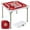 Red, variant on Spaco 35 Inch 4 Player Game Card Folding Mahjong Table with Cup Holders, Card Table, Red