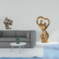 thumbnail image 2 of Figuras de búho,Figuras de búho,animales artificiales,artesanías,decoración del hogar,Estatua de pareja,Figura de pareja,arte moderno,artesanía,regalo de boda,Escultura de pareja para, 2 of 8
