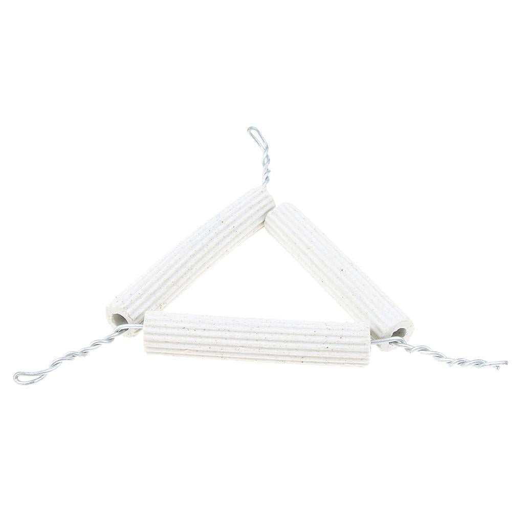 Lab clay Triangle Apparatus Crucible Holder With Clay Stems 5.6cm, Made