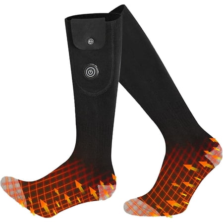 Chaussettes Chauffantes Infactory - Piles Incluses - Taille 39-42 - Jusqu'à 49°C