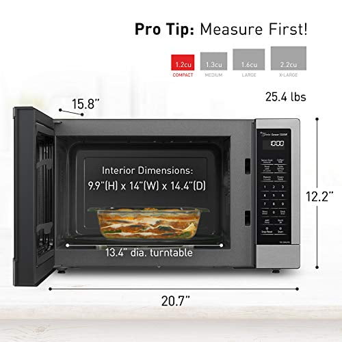 Panasonic compact microwave oven sensor cooking discount