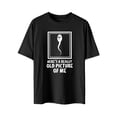 thumbnail image 3 of Camiseta de algodón para hombre con estampado "UNA FOTO MÍA ANTIGUA" en el pecho, camisetas informales, 3 of 7
