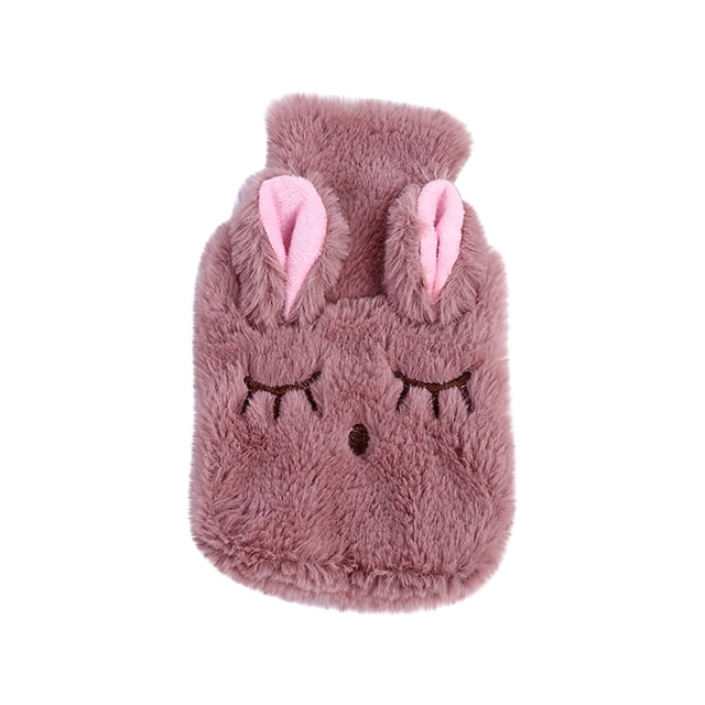 Binwennn Water Filled Hot Water Bag Rubber Water Heater Bag Jacket Detachable Hand Warmer Irrigation Menstrual Hot Compress Tummy Hand Warmer Heat Packs Click Heat Reusable Heating Pack Outdoor Snap