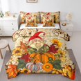 thumbnail image 1 of YST Fall Gnome 7-Piece Comforter Set, Full, Thanksgiving Autumn Harvest Decor, 1 of 5