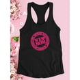 thumbnail image 3 of We Heart Mom Rubber Seal Racerback Tank Women -Image by Shutterstock, Female Small, 3 of 4