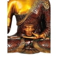 thumbnail image 2 of 14" Bhaishajyaguru Medicine Buddha Large Brass Statue | Healing Lord | Handmade Buddhist, 2 of 4