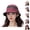 Red, variant on French Beret Beret And Golf Hat, Red Beret, Straw Fedora, for Sun Visor Hat Women's Hat Bridal Wedding Tea Party Wide Brimmed Summer Sun Hat Ladies Outdoor Elegant Temperament Sun Hat