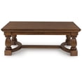 thumbnail image 4 of Signature Design by Ashley Korestone Coffee Table, Dark Brown, Contemporary Living Room Center Table, 4 of 6