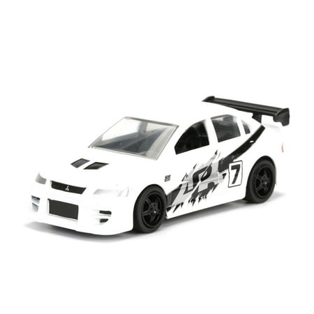 Jada 1/64 Metal JDM TUNERS 2002 Mitsubishi Lancer Evolution 7 White Diecast Toy Car In Blister (The Best Tuner Cars)