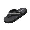 thumbnail image 2 of Fankiway Women's Rhinestone Flip Flops V Strap Non-Slip Comfortable Beach Sandals Summer Silver 6.5, 2 of 9