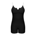 thumbnail image 5 of Hurxie Women's Swimsuit Tankini Tummy Control Bathing Suits Two Piece Full Coverage Plus Size Swim Suits with High Waisted Bottom Black ,5XL, 5 of 6