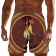 thumbnail image 2 of qelini Quick Dry Shorts Men Big and Tall Drawsting Waist Bermudas Shorts Funny Novelty Print Shorts Daily Wear, 2 of 8