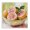 Bold Grapefruit Ceramic Bowl, variant on Stupell Industries Contemporary Grapefruit Summer Refreshment Black Framed Giclee Art, 12 x 12, by Riley B