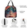 thumbnail image 4 of Honeii Bohemian Colorful Flower Woman Print Lunch Bag Women, Lunch Box Lunch Bag for Women Adult Men, Small Leakproof Cute Lunch Tote Large Capacity Reusable, 4 of 8