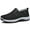 Black, variant on CNA.TROP Men's Slip on Casual Shoes Lightweight Breathable Anti-Slip Walking Shoes, Outdoor Hiking Shoes