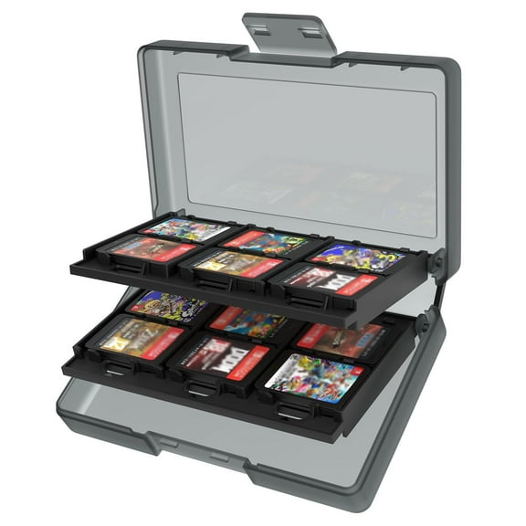 Game Card Case for Switch 2 Game Card Holder with 24 Card Slots, Compact Portable Switch Accessories for NS2/NS/OLED/Lite Game Cards