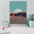thumbnail image 4 of Epic Graffiti 'Low Poly Mountain 8' by GeoMania, Giclee Canvas Wall Art, 12"x16", 4 of 8