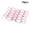 Pink, variant on 10pcs/set Mini Plastic Transparent Candy Box Cute Candy-shaped Storage Container For Wedding Baby Shower Party Decoration