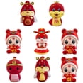thumbnail image 2 of 2025 Snake Toy Chinese New Year Cartoon Stuffed Animals for New Year Mascots, 2 of 5