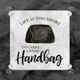 thumbnail image 2 of Reed, Tara 26x26 White Modern Wood Framed Museum Art Print Titled - Fashion Humor X-Basic Handbag, 2 of 4