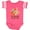 Football Pink and White, variant on Inktastic Memaw Loves Me Fox Grandchild Boys or Girls Baby Bodysuit