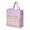 D Purple, variant on Multi-Layer Clear Tote Storage Bag with PVC Front Panel, Comfort Handle for Office Documents & Travel Essentials