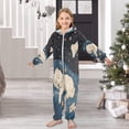 thumbnail image 6 of BZSMCE Unisex One-piece Pajama Cotton Sleepwear Puppy in Stars Printed, 6 of 8