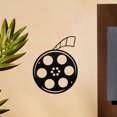 thumbnail image 4 of Nestingho Retro De Pared En Hierro Negro Con Carrete De Película Para Ambiente Cinematográfico, 4 of 8