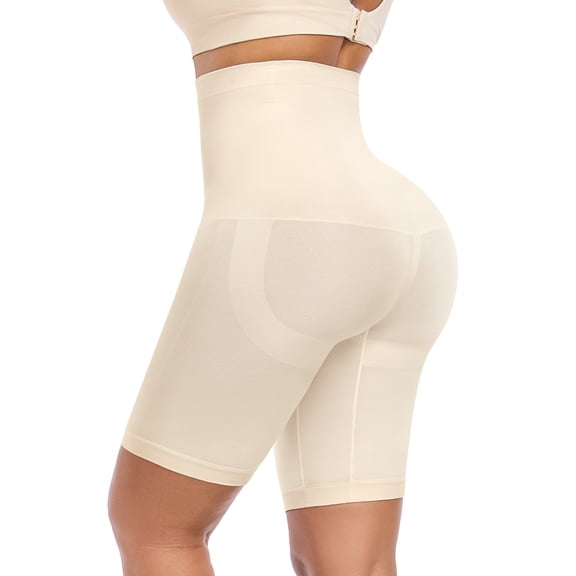 Exerin Women's Shapewear Shorts Tummy Control High Waisted Body Shaper Butt Lifting Under Dresses Smoothing Shorts