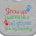 thumbnail image 4 of Inktastic Pet Groomer Like Mommy Boys or Girls Baby Bib, 4 of 4