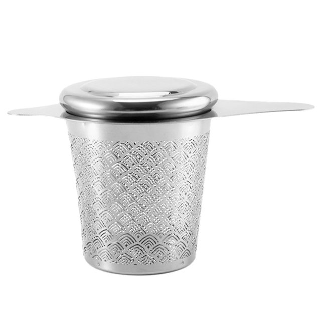 MesaSe Tea Leak Filter Solid Anti-rust 304 Stainless Steel Classic Metal Mesh Tea Filter for Home