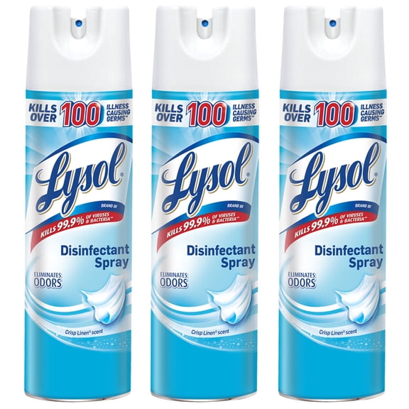 Lysol Disinfectant Spray, Crisp Linen, 19oz