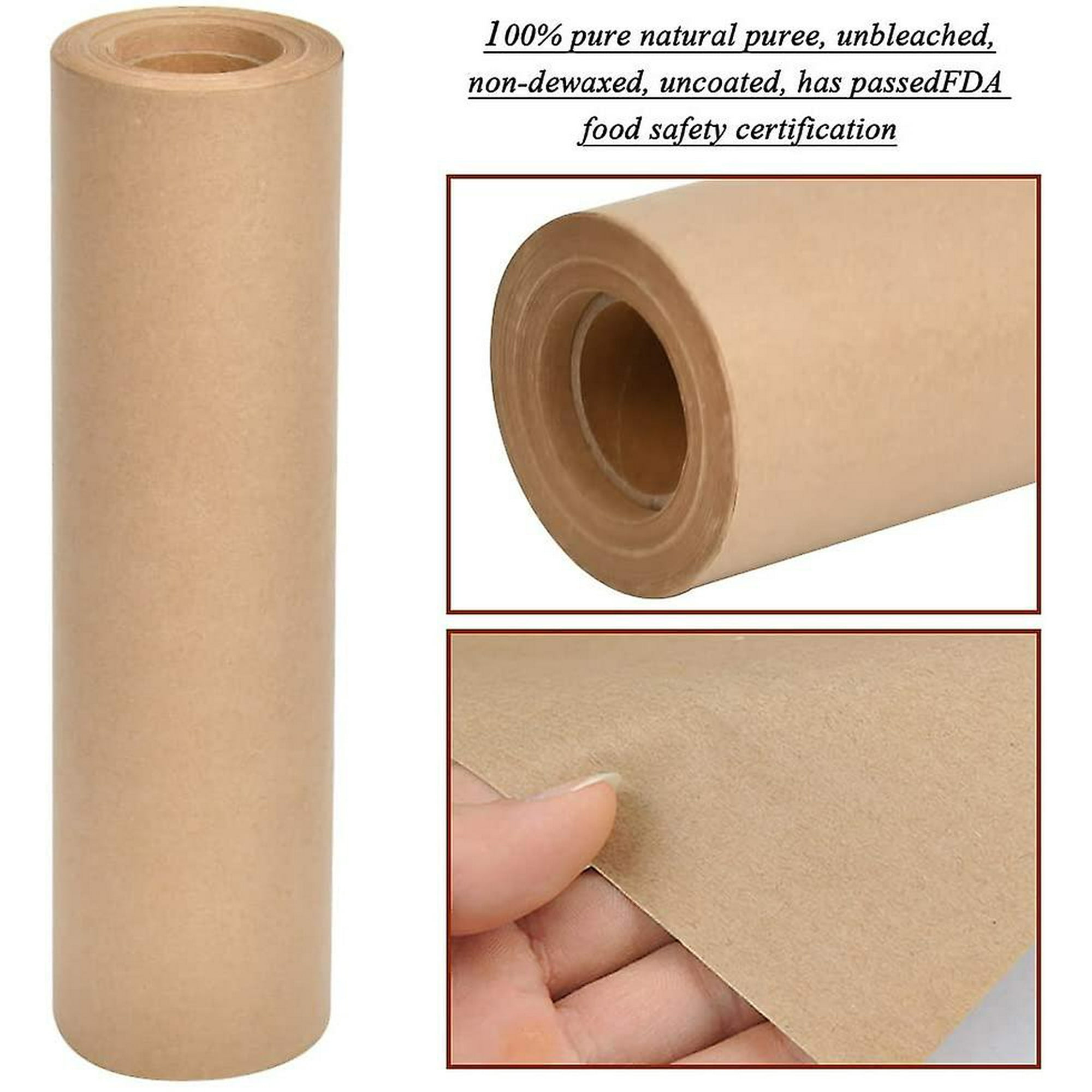 Rouleau De Papier Cadeau Kraft : Papier Recyclé Brun Ordinaire, 30 Po. De Large Et 10 M De Long - Canada