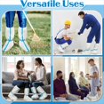 thumbnail image 2 of 32 unidades de cubrezapatos desechables y cubrezapatos largos de plástico impermeables para hombres y mujeres., 2 of 4
