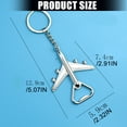 thumbnail image 5 of Misright Multifunctional Aviation Key Holder Portable Bottle Opener Sturdy Metal Gift, 5 of 8