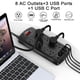 thumbnail image 2 of Protector contra sobretensiones, Power Strip Nuetsa, 8 salidas y 4 puertos USB, 2 of 5