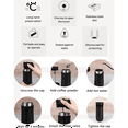 thumbnail image 4 of Portable French Press Travel Coffee Maker Double Walled Stainles Steel Vacuum Insulated Coffee Maker&Tea Maker 320ML A, 4 of 7