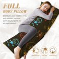 thumbnail image 4 of Body Pillow Cover - Soft Body Pillow Pillowcase, Light Bulb funny print Breathable Long Body Pillow Case Cover with Invisible Zipper 20x60in, 4 of 5