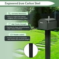 thumbnail image 4 of FEBTECH - 43 x 4 x 4 Inch Mailbox Post - Heavy Duty Carbon Steel Mailbox Post - Powder Coated Mail Box Post for Outside Modern Mailbox - Locking Mailboxes Residential Post Mount, 4 of 8