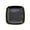Black/Gold, variant on Efavormart 10 Pack | 7" Black With Gold Rim Square Plastic Dessert Party Plates, Disposable Appetizer Salad Plates