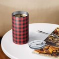 thumbnail image 3 of 20oz Coffee Tumblers Red and White Checkered Pattern Stainless Steel Vacuum Insulated Travel Tumbler Coffee Cups Mug with Lid and Straw with Cleaning Brush for Cold & Hot Drinks, 3 of 5