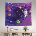 thumbnail image 2 of Pofeuu Astronaut Print Wall Tapestry Decoration Wall Hanging Tapestry 60 x 51 Inch, 2 of 6