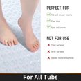 thumbnail image 4 of MINKUROW Non Slip Bathtub Mats,Shower Bath Mat for Tub with Suction Cups and Drain Holes,Machine Washable,BPA,Latex,Phthalate Free,27.5 x 15.5 Inches, 4 of 8