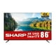 thumbnail image 1 of TV Sharp 86 Pulgadas Roku 4K Ultra HD Smart TV LED 4T-C86EL8UR, 1 of 4