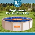 thumbnail image 4 of SmartLine 30' Round Crystal Tile Unibead Above Ground Swimming Pool Liner, 54" Height, 25 Gauge, 4 of 6