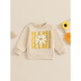 thumbnail image 4 of Rdhnmea Mommy and Me Matching Outfits Cute Bow Mama and Mini Long Sleeve Crewneck Sweatshirt Tops Mother Baby Matching Clothes, 4 of 9