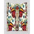 thumbnail image 1 of Ethnic Tapestry, Mexican Folkloric Flourish Ornamental Animal Sugar Skull with Flowers Bohemian, Wall Hanging for Bedroom Living Room Dorm Decor, 60W X 80L Inches, Multicolor, by Ambesonne, 1 of 2