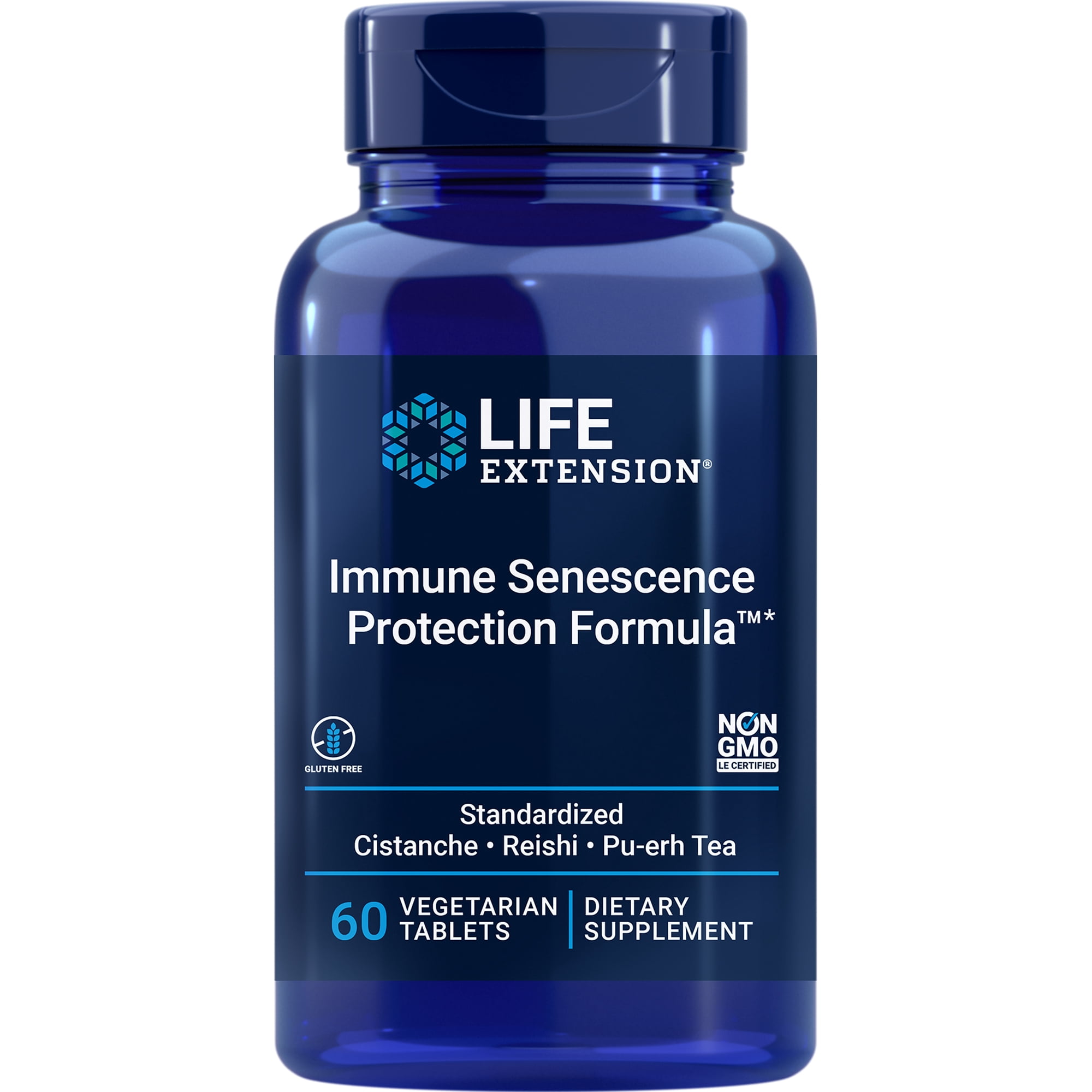 Life Extension Immune Senescence Protection Formula™ - Comprehensive Immune Support Supplement - Gluten-Free, Non-GMO - 60 Vegetarian Tablets