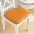 thumbnail image 3 of OQOPO PU Leather Dining Chair Cushion with Non-Slip Ties Kitchen Chair Cushion and Seat Cushion for Dining Room 43 * 40cm (Color : Orange,Size : 1pack), 3 of 8