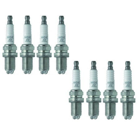 Set of 8 Spark Plugs OEM NGK BKR6EQUP Laser Platinum PRE GAPPED MPN #3199